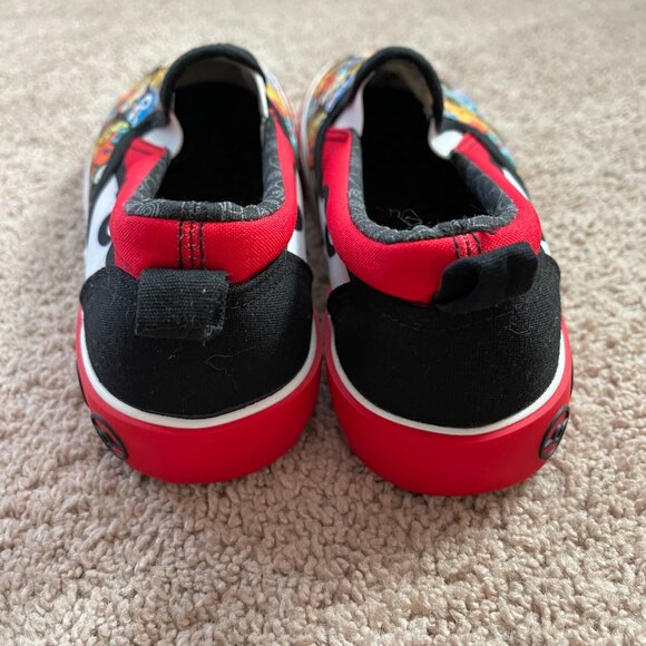 NWOT Pokemon Pikachu Ground Up Slip-on Canvas Sneakers Unisex Size Youth 5 Anime - Picture 6 of 8